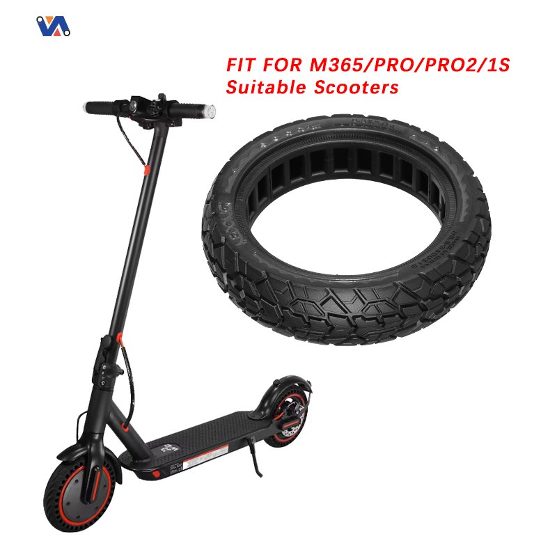 New Image 8.5*2.0 Off Road Solid Tire for M365/Pro/Pro 2/1S Scooter Tyre replacement 8.5 inch Solid Tyre