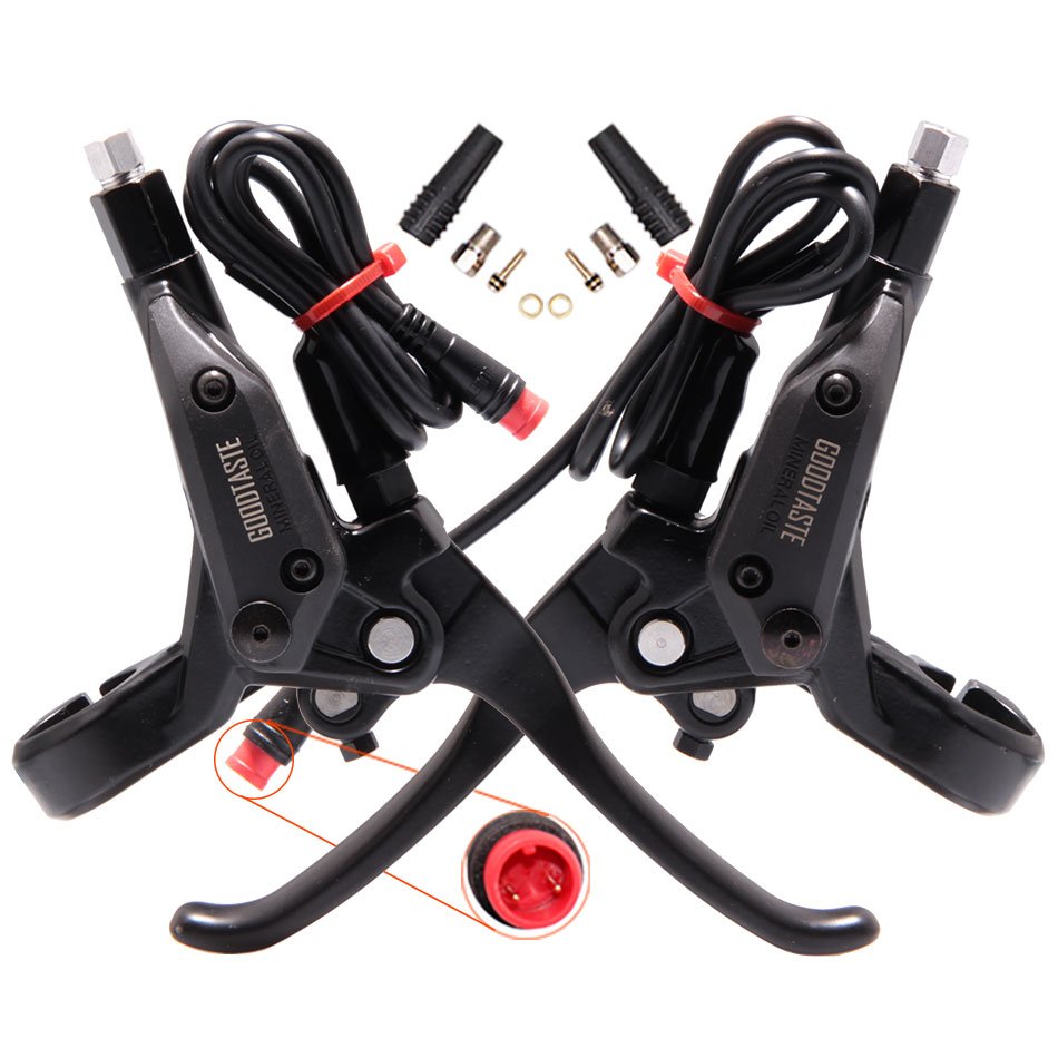 GT07N E-Bike MTB Scooter Split Long 2100 Oil Pipe Adjustable Right Disc Cut Power Off Brake Xod Bafang Parts