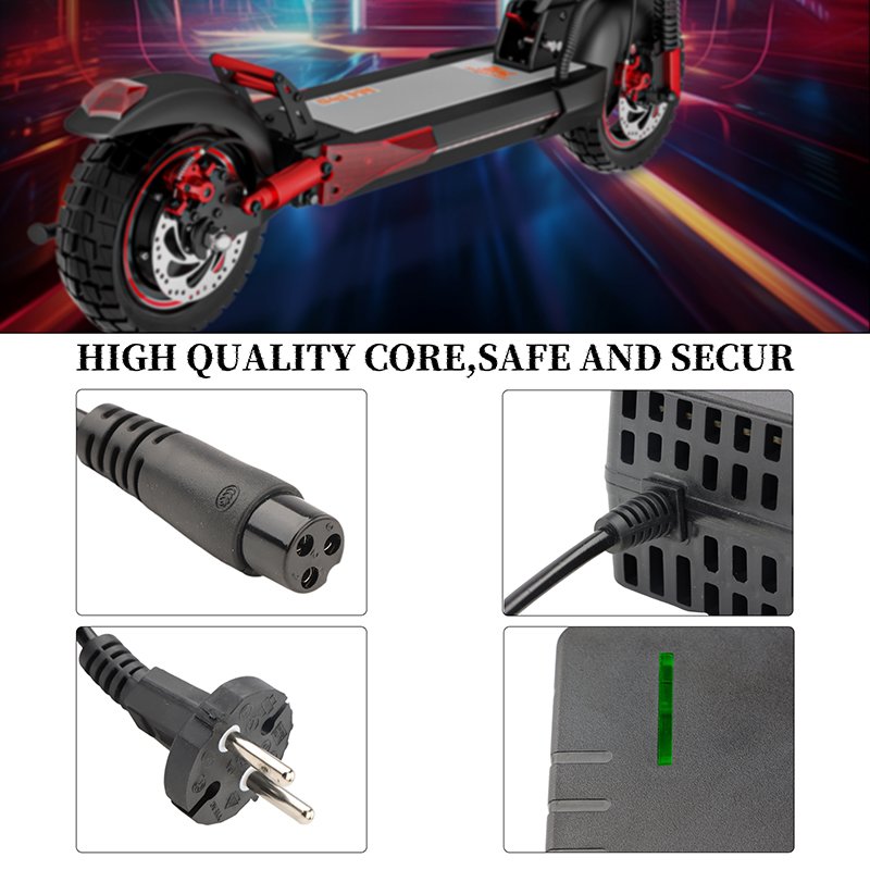 Electric Scooter Parts Adapter Charger Gx Eu Plug Chargers For Kugoo M4 M4pro Charger 54.6v2a