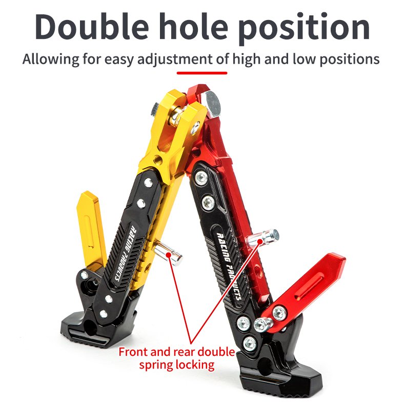 High Quality Motorcycles Parts Modification Accessories Kickstand Kick Side Foot Stand Resistant Support Bracket
