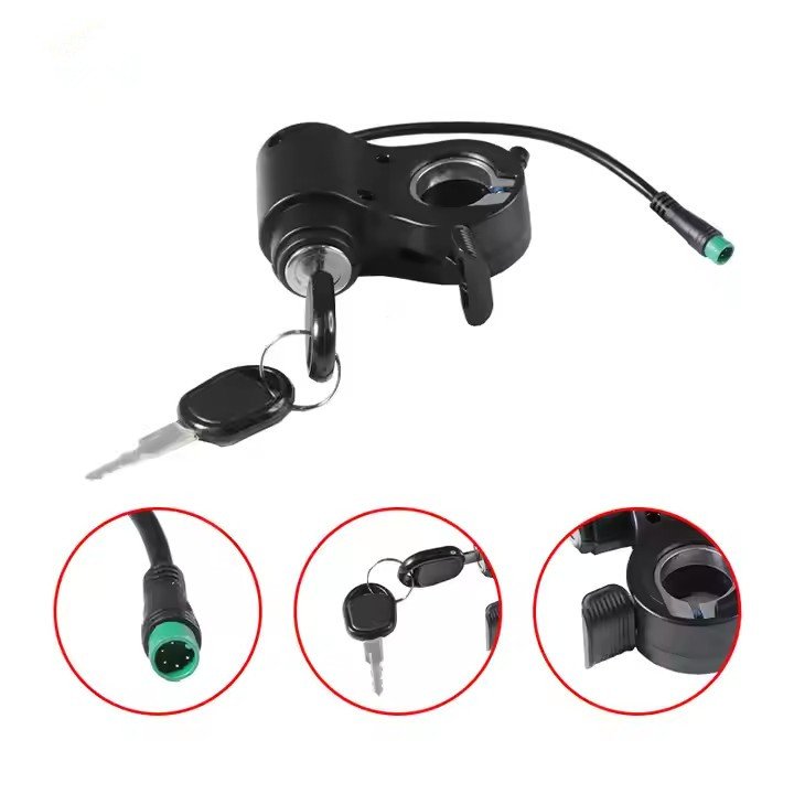 Official Accessories Scooter Accelerator With Electric Door Lock 5pin (C Version) For Kukirin G2 Pro G2 Max Throttle