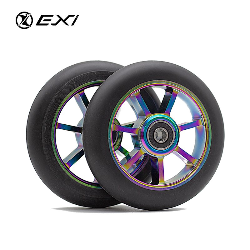 Hot Sale Self-Balancing Electric Scooter Wheels Metal Core Pro Stunt Scooter Parts Made of Aluminium Alloy Brake Function Kids