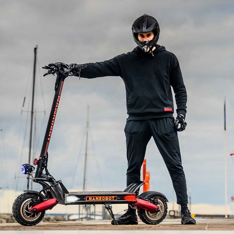Most Praised High-end Dual Motor Electric Scooter NANROBOT LS7+ Electric Scooter Electronic Scooter Useful Unisex 60V Oil Brake