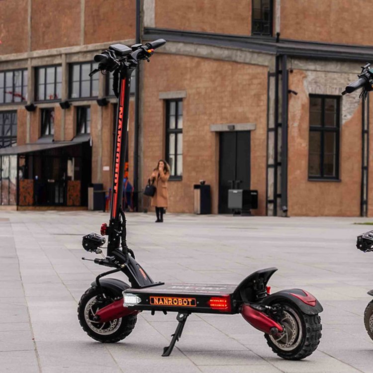 Most Praised High-end Dual Motor Electric Scooter NANROBOT LS7+ Electric Scooter Electronic Scooter Useful Unisex 60V Oil Brake