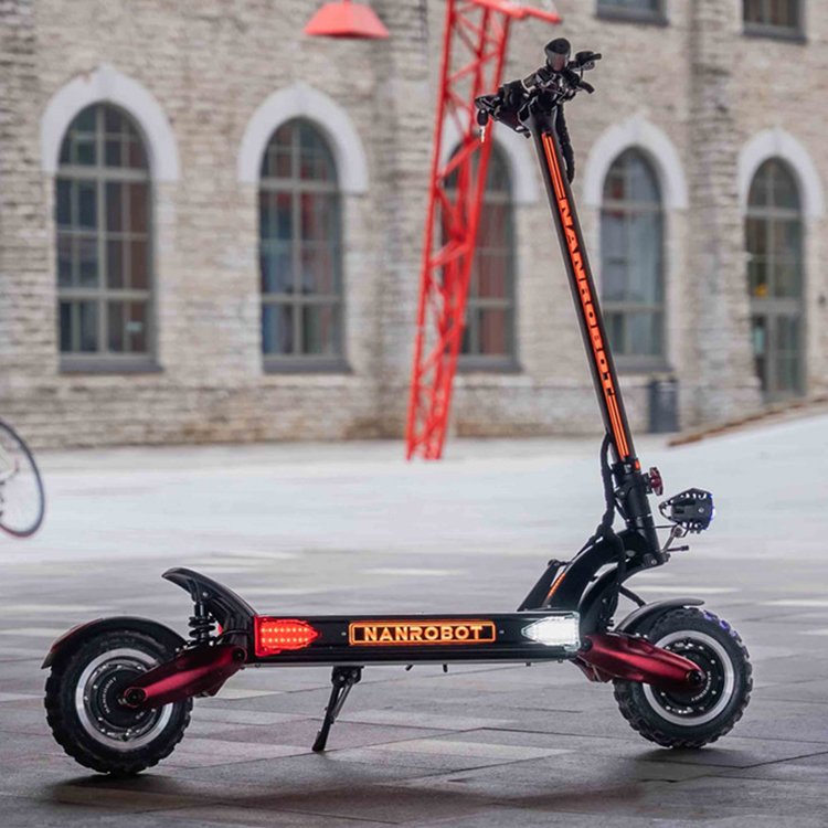 Most Praised High-end Dual Motor Electric Scooter NANROBOT LS7+ Electric Scooter Electronic Scooter Useful Unisex 60V Oil Brake