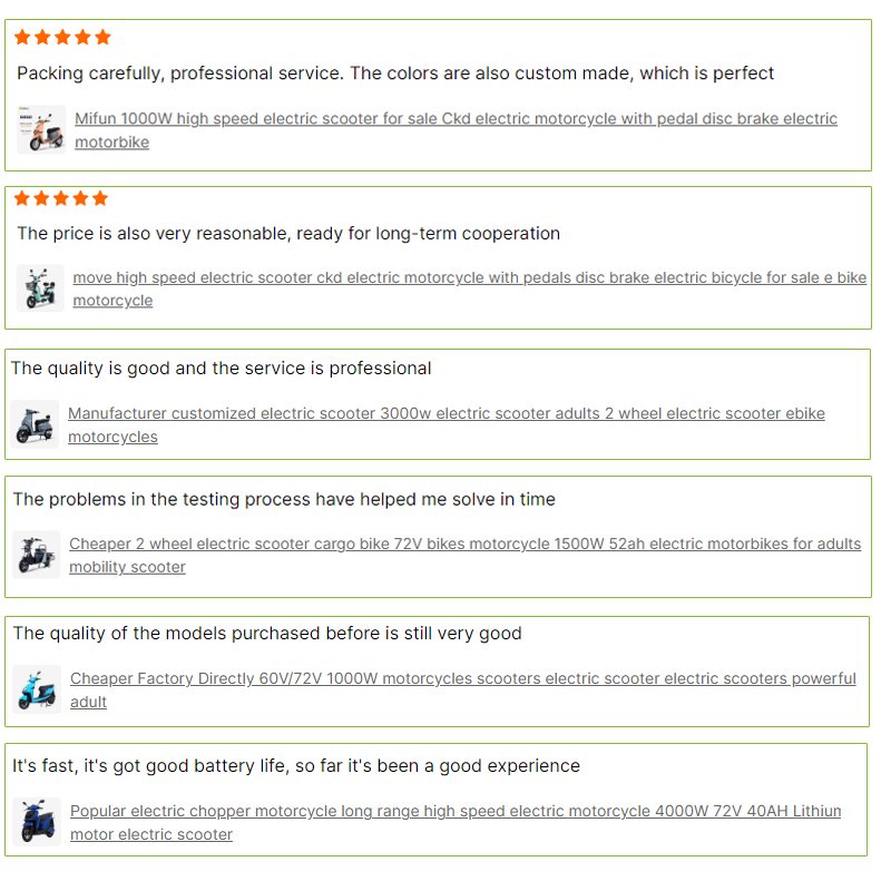 1200W Electric Scooter Motorcycle for Adults Commuting Speed of 50km/h and Range for 60V 72V Voltage