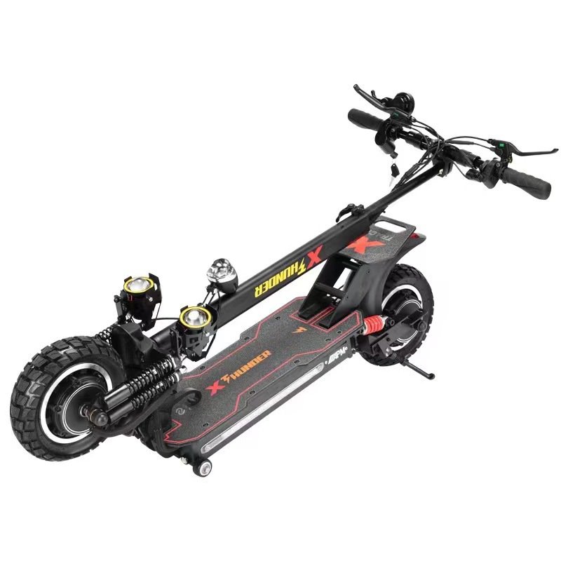 China 10 inch Pro 30mph foldable off road skateboard electric scooter 500w 2000w shock observer e scooter 100 km