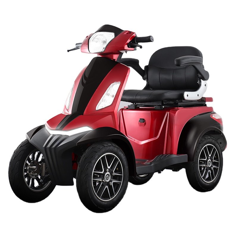 Rollover prevention adult electric disabled heavy duty adult mobility 4 wheel scooters electric scooter with magnetic brake