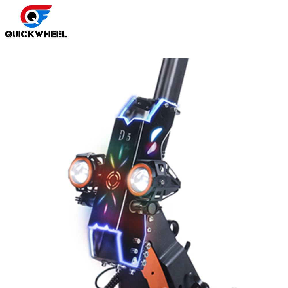 Fast Quickwheel D5 Electric Scooters Powerful Adult Power Chinese Dual Motor 5000W Two Wheels Foldable Electric Adult Scooter