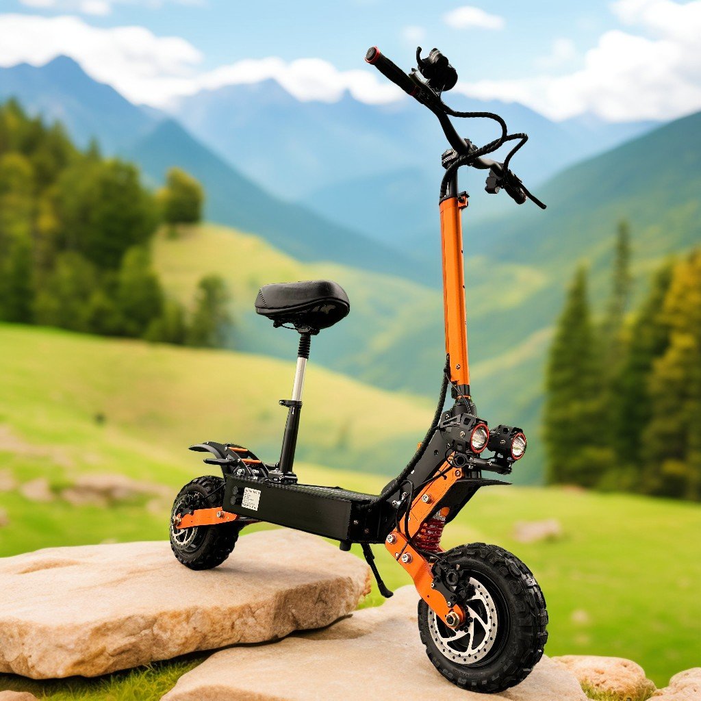 USA M11 model 60v 6000w 30ah adult electric scooter 38-56miles long range easy folding electric scooter