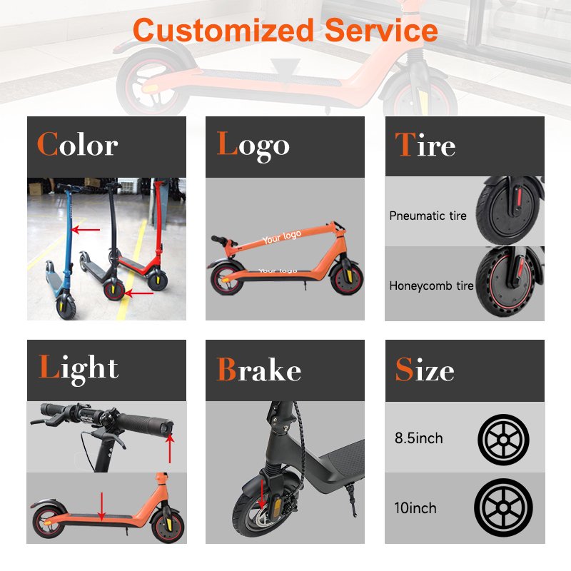 china E11 2 Wheels LED electric scooters for adults electric motorcycles 350W scooters manufacturers