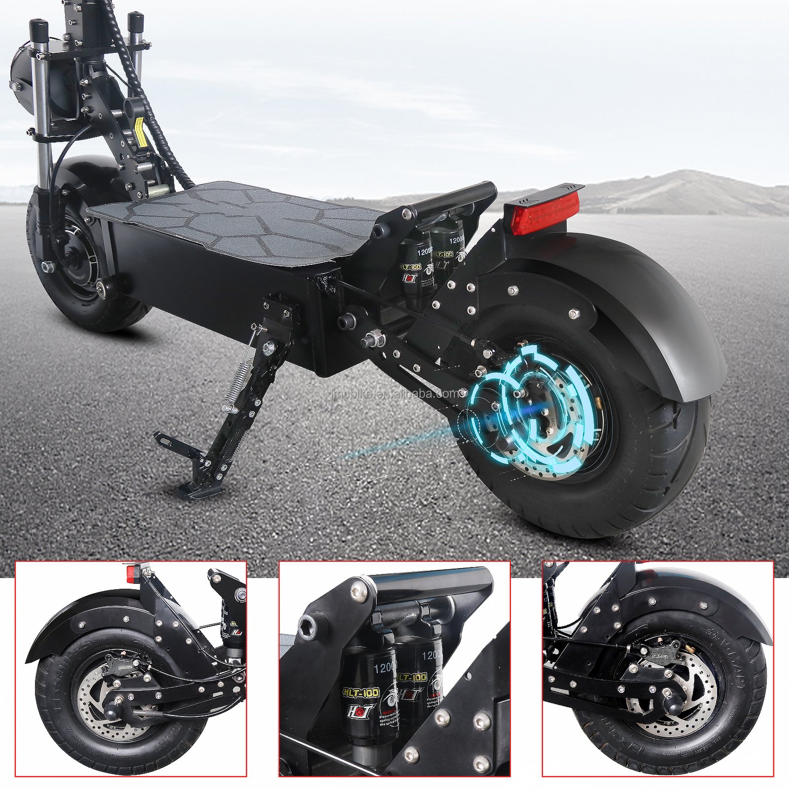 EU Stock 8000w Dual Motor 90-100km/h 150km Long Range Two Wheel 13inch Folding Fast Electric Scooter Adult