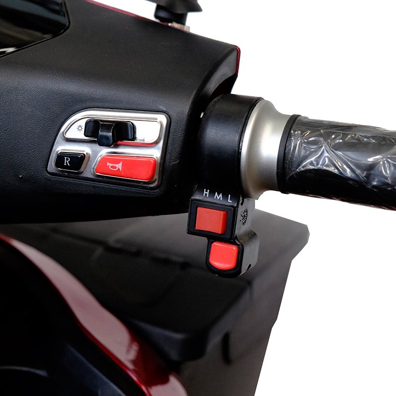 4 Wheel Electric Scooter Off Road Ebike 4 Wheels Electric Four Wheeler for Adults Bluetooth Unisex 48v Lithium Battery 10 - 20ah