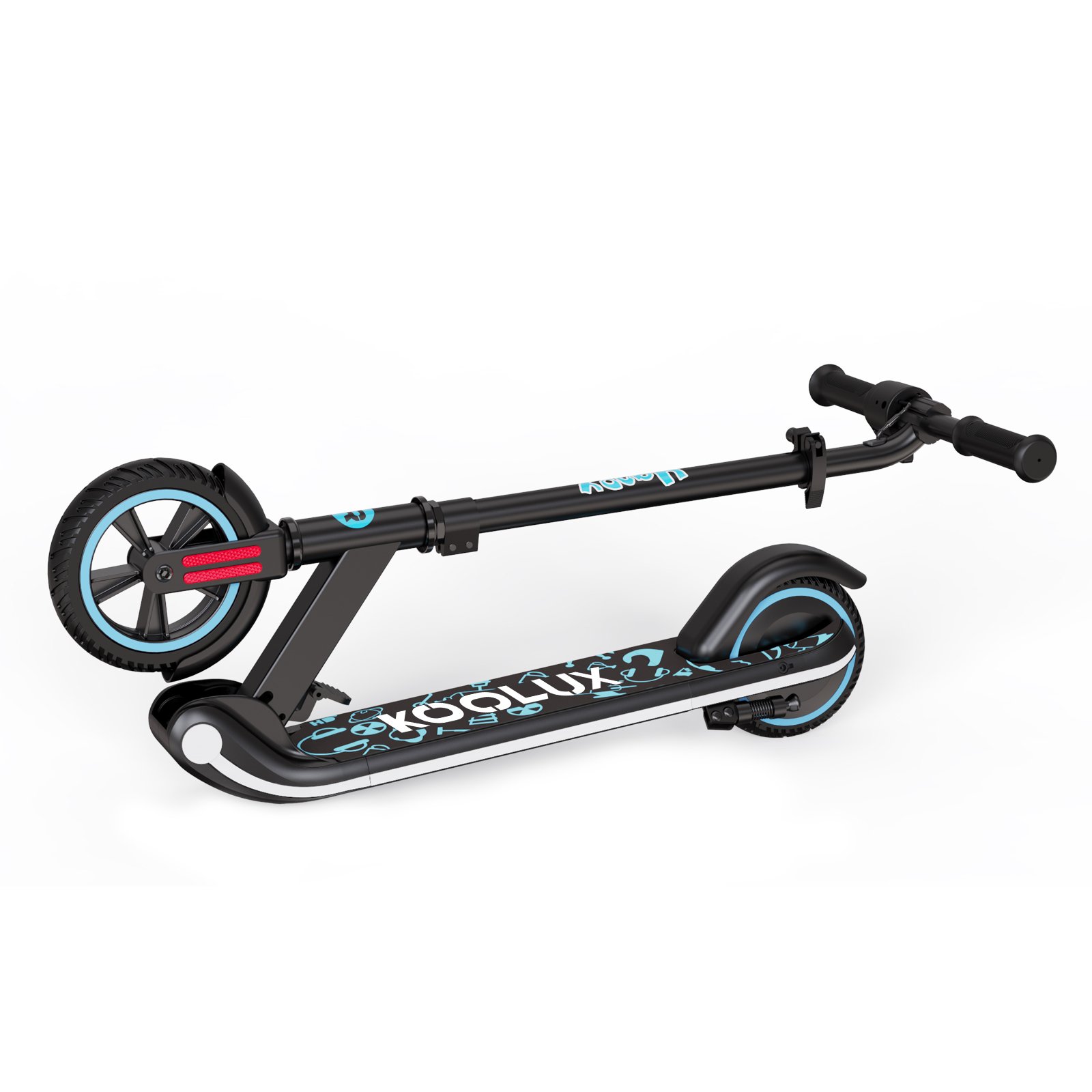 KOOLUX 2024 Electric Scooter Kids Handicapped EU/USA Stock 6-7 Inch 150W Lightweight Lithium-ion Battery LED EU/USA Adapter