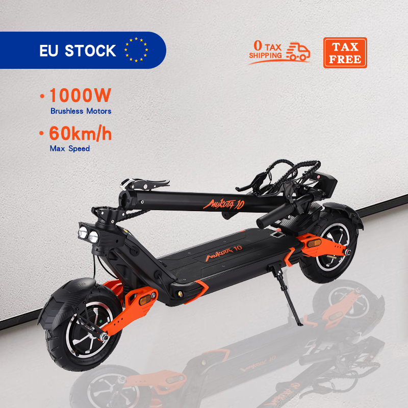 2023 New Design Mukuta 10 Single Motor 1000W Adult Mobility Electric Scooter