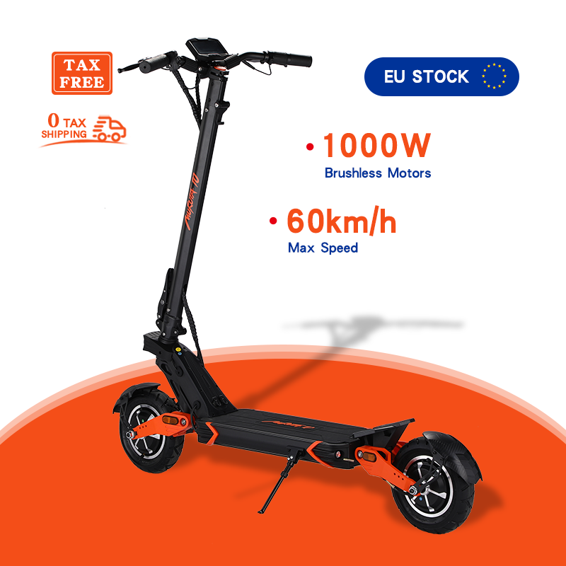2023 New Design Mukuta 10 Single Motor 1000W Adult Mobility Electric Scooter