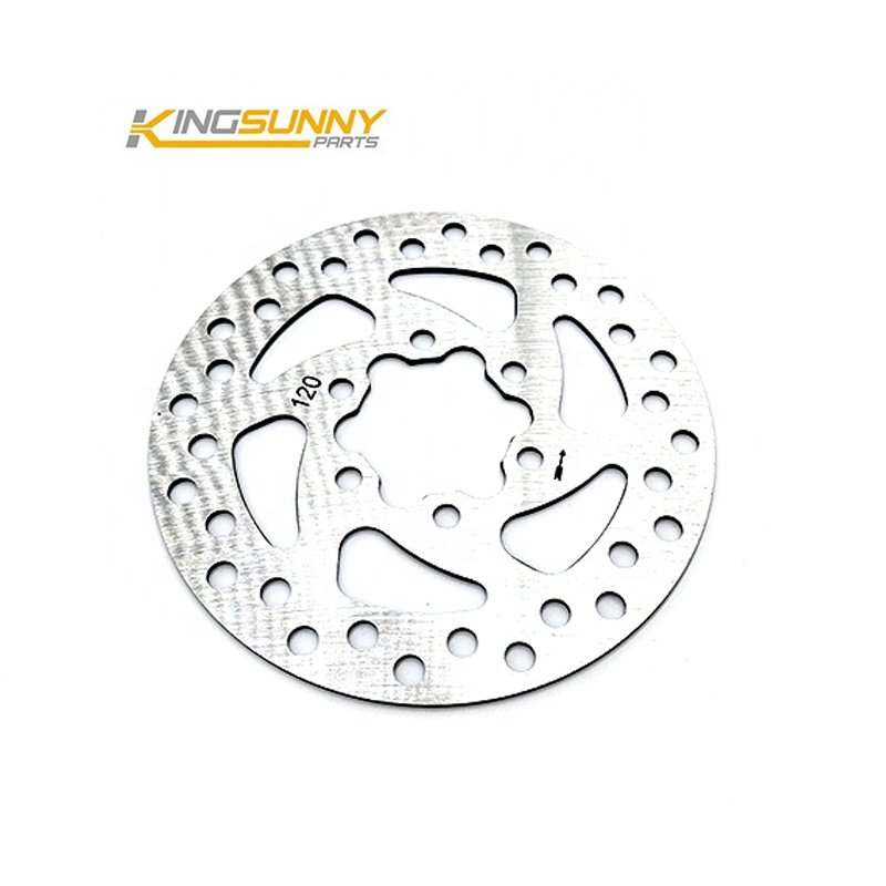 King Sunny Metal 120mm 6 Holes Disc Brake For Zero 9 Scooter Electric Spare Parts Escooter Repair Accessories