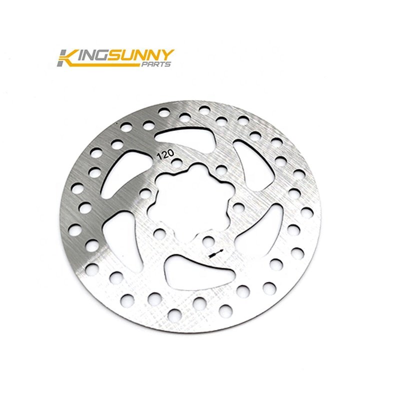King Sunny Metal 120mm 6 Holes Disc Brake For Zero 9 Scooter Electric Spare Parts Escooter Repair Accessories