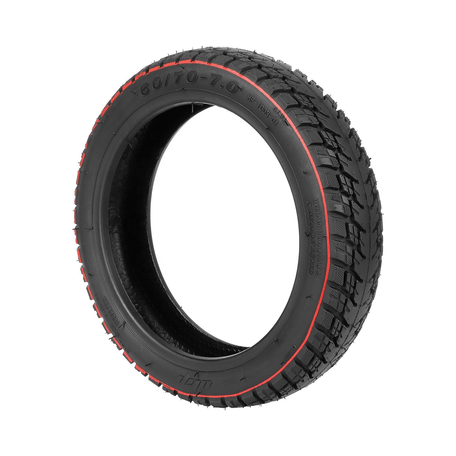 Ulip 60/70-7.0 Off-road Tubeless Tire For Xiaomi 4 Pro Electric Scooters Accessories 10 Inch Tire Wheel Tyre Spare Parts
