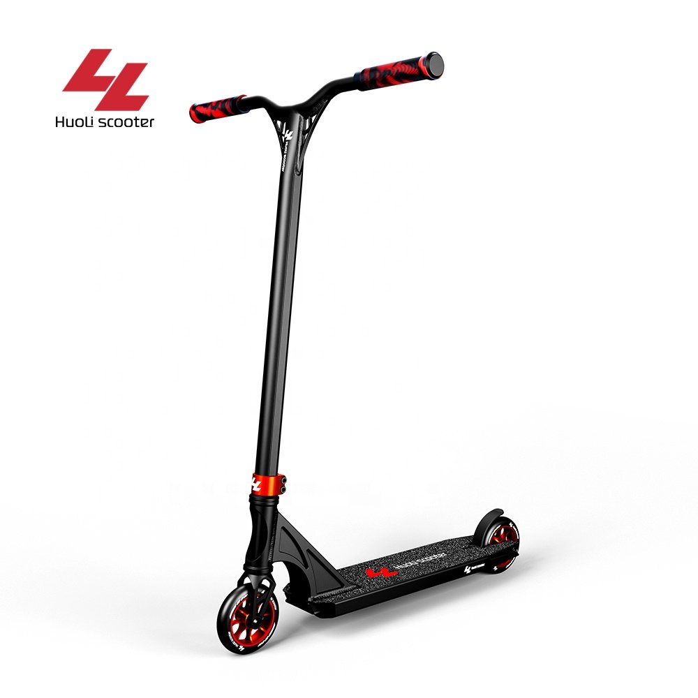 Huoli Scooter 2024 Hummingbird the Lightest Black Red Custom Logo Limit Kick Extreme Sport Scooter Pro Stunt Scooter