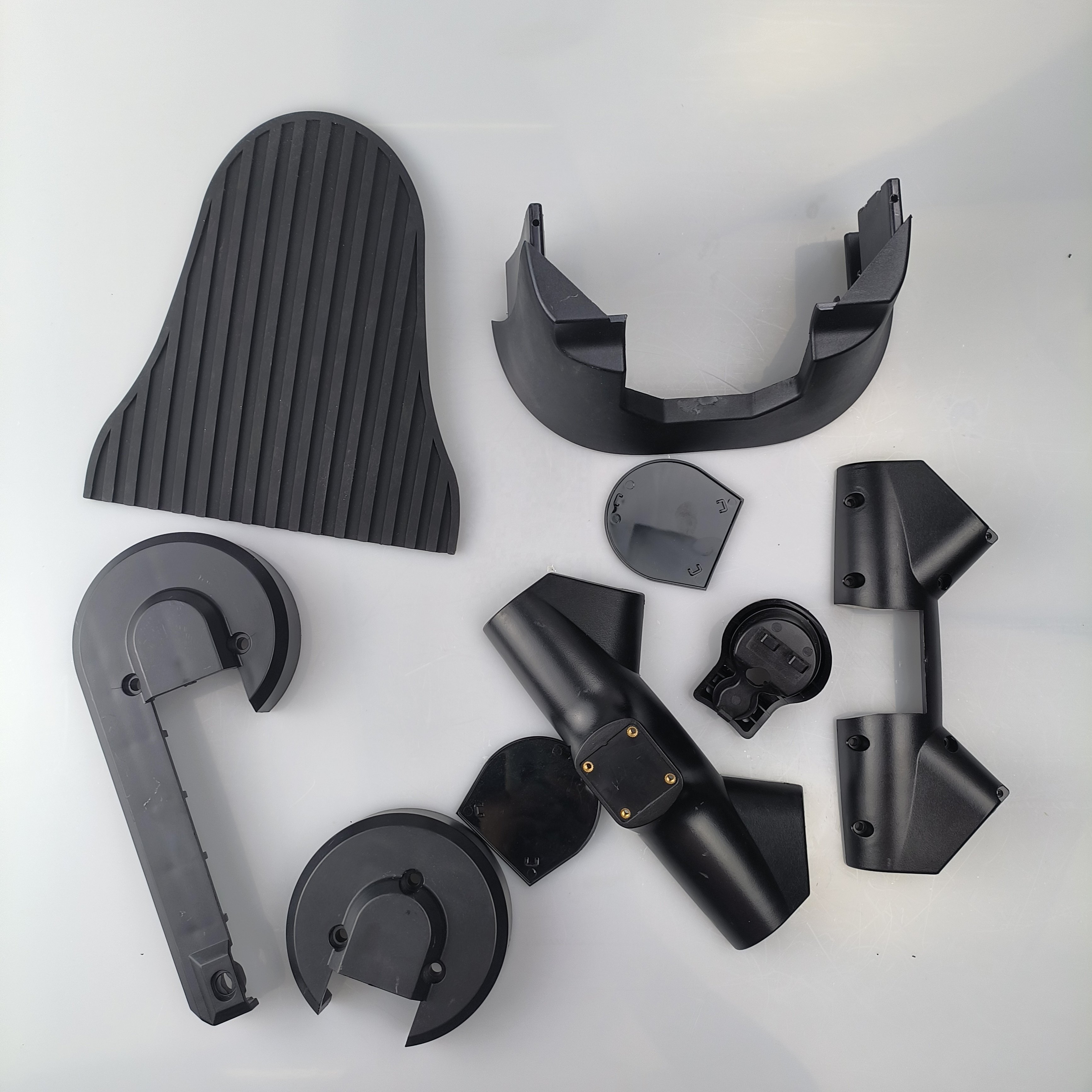 Accept customised PC, ABS, rubber and pc materials Electric scooter all kinds of spare parts customised