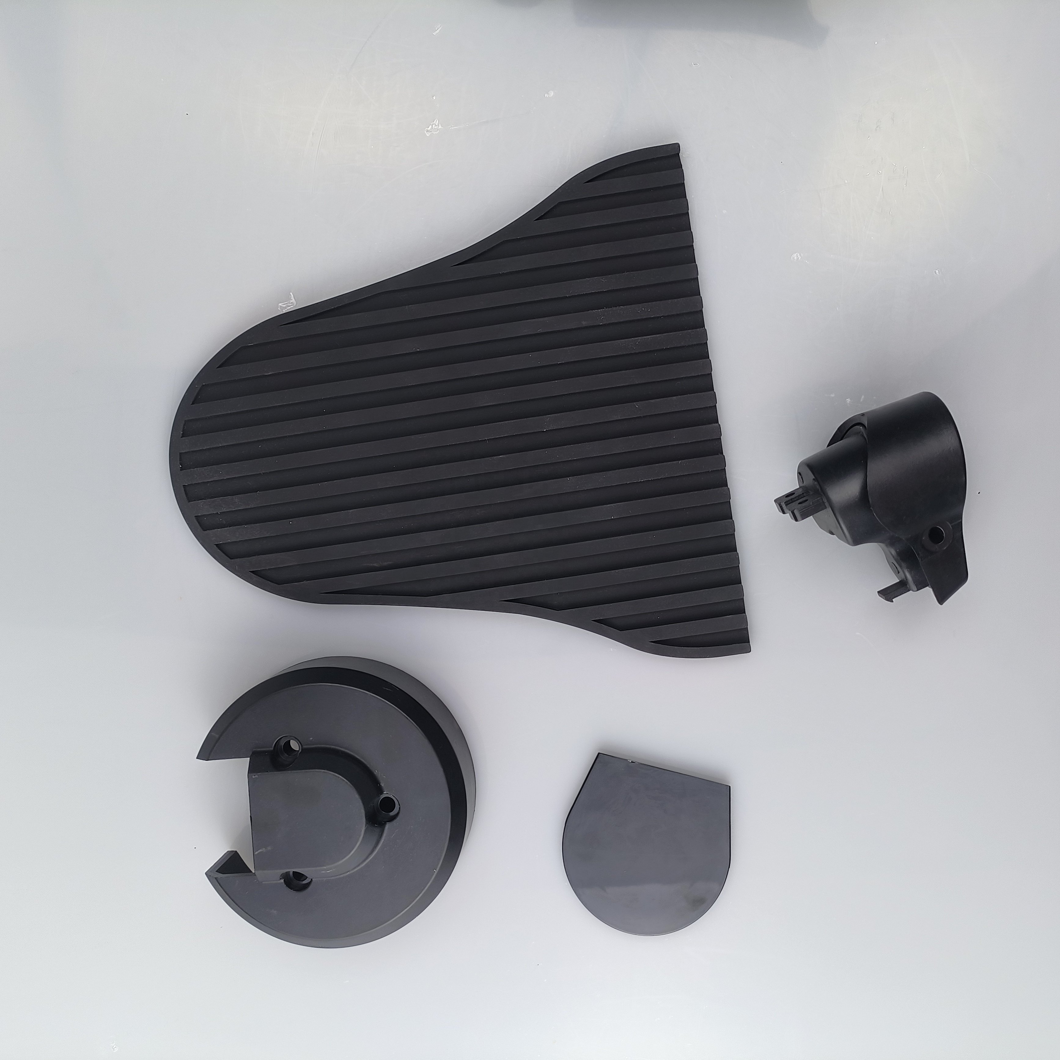 Accept customised PC, ABS, rubber and pc materials Electric scooter all kinds of spare parts customised