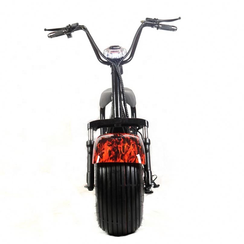 Motorcycle Electric Scooter Fat Tire Two Big Wheels Off Road Scooter 1000W