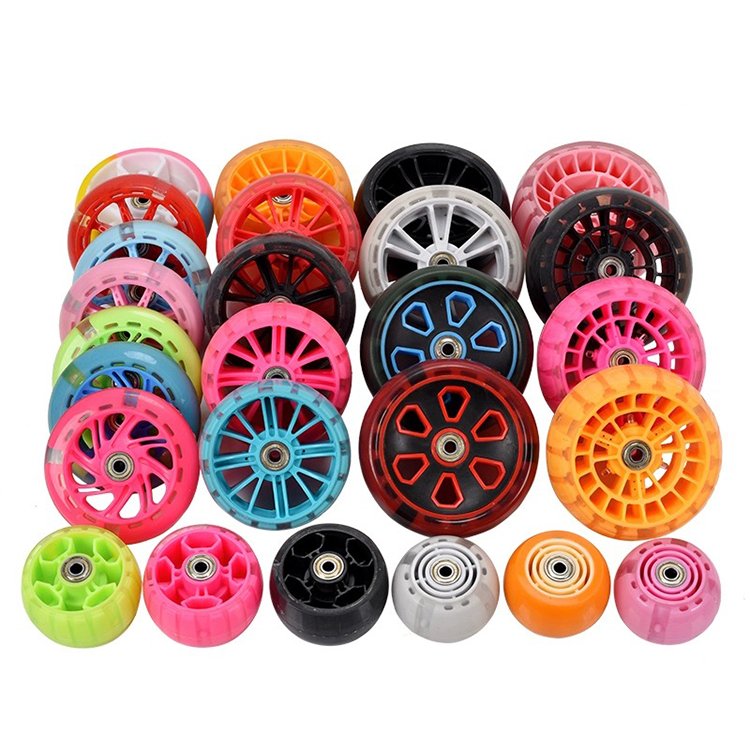 High Quality Scooter LED Flash Pu Wheels Multi-Color Children Scooter Wheel