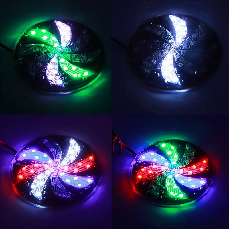 Colorful Motorcycle electric car WISP modified lamp scooter decorative lights colorful flashing wind leaf lights