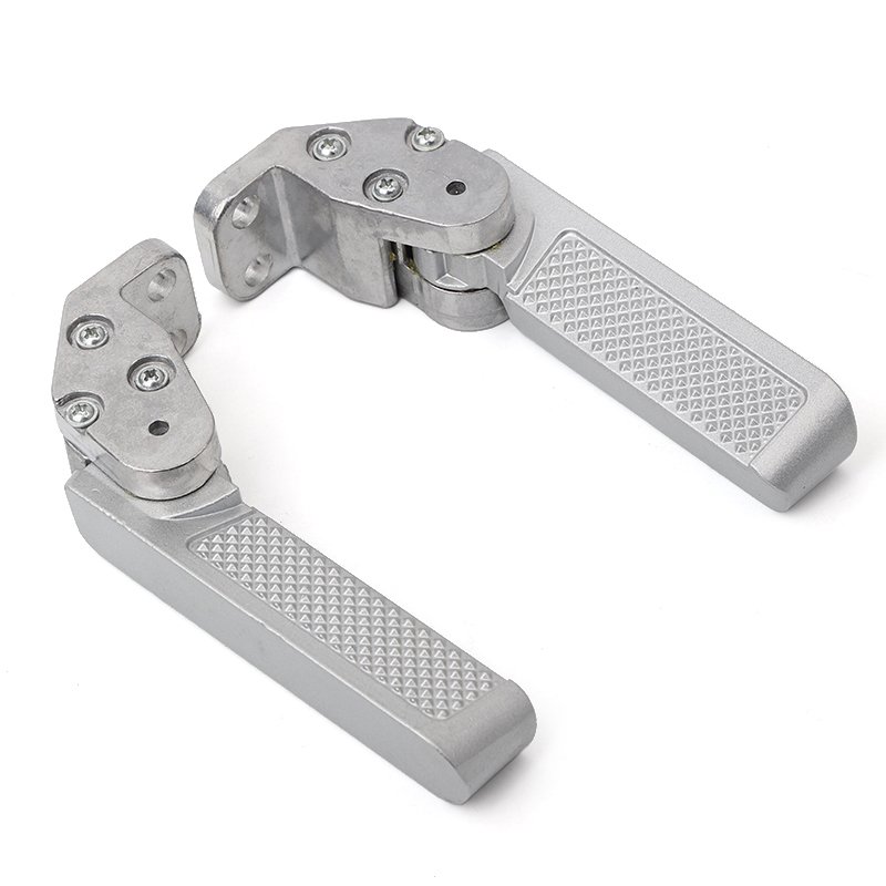 High Quality Aluminum Alloy Folding Pedal Electric Motorcycle Left Right Footrests Pegs Body Parts Accessories Motorcycle System