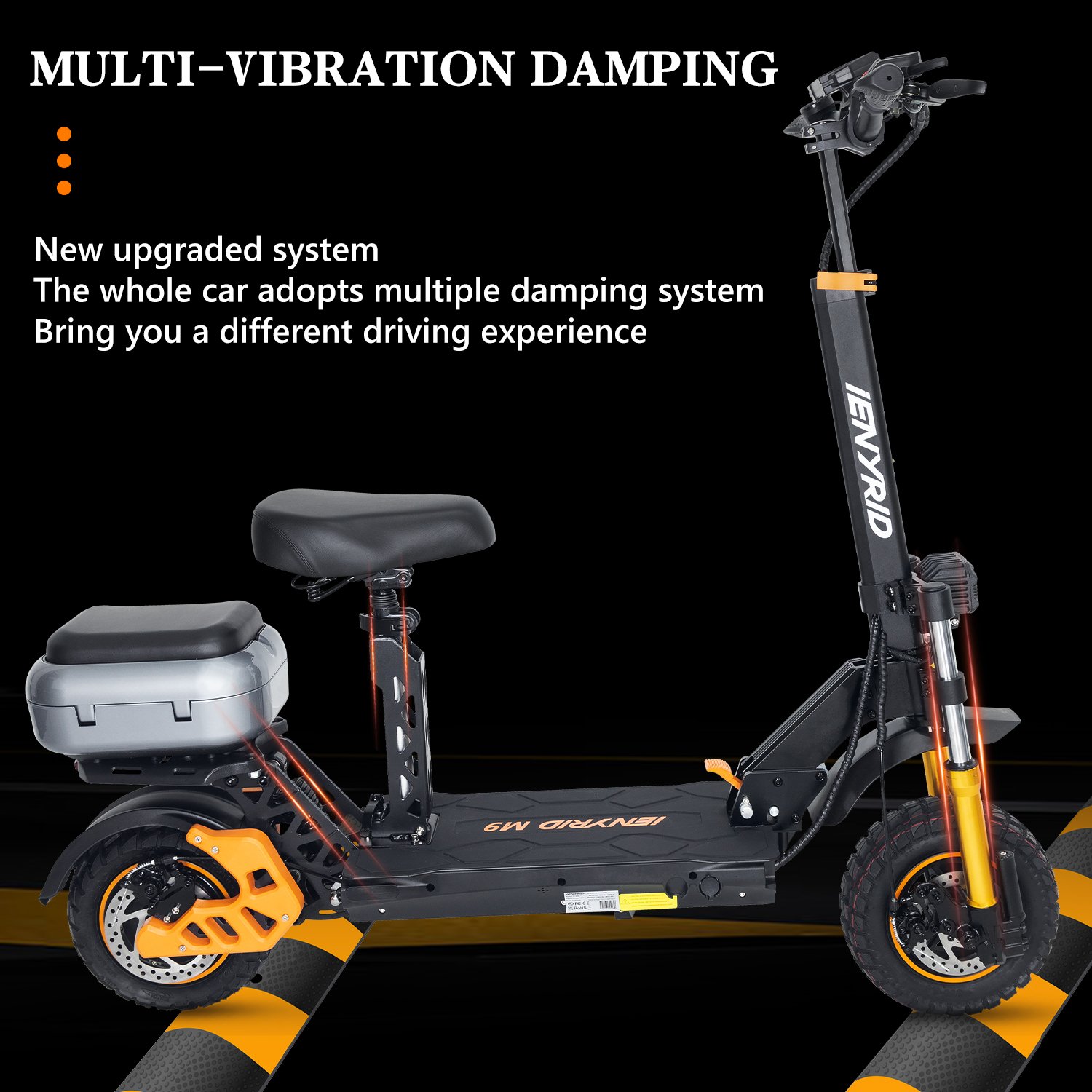 iENYRID M9 Electric Scooter With 1200W Motor 10inch 11inch Wheel 48V 18Ah Battery Max Speed 25-50km/h
