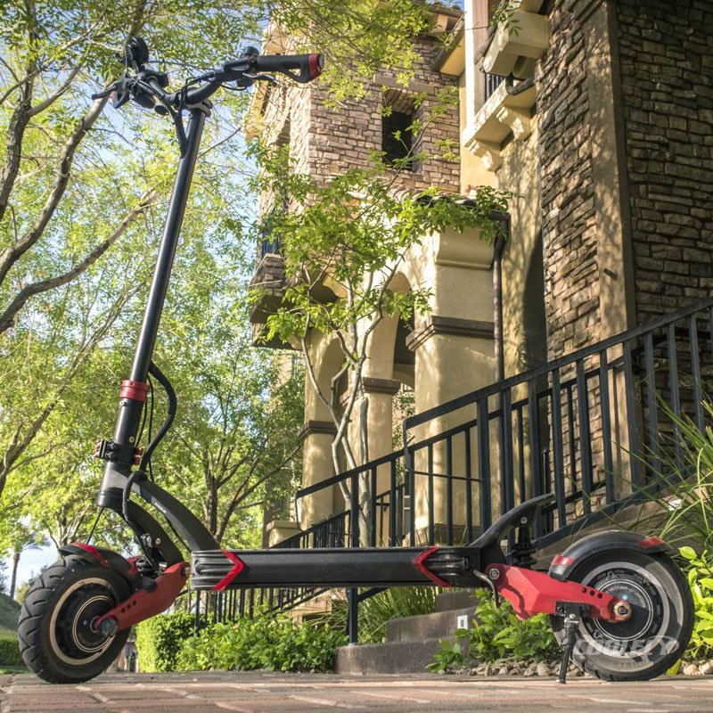 COOLFLY factory electric scooter big wheel eu 60v 2400w 50mph e scooters t10-ddm in Spanish warehouse dropshipping