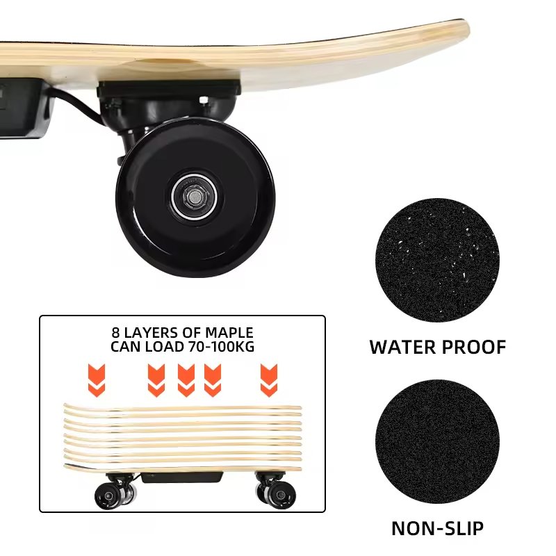 Electric Skateboard Top Speed Dual Motor Maple Longboard Wireless Remote Control Skate Board E-Skateboard