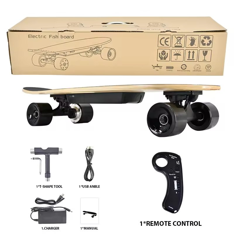 Electric Skateboard Top Speed Dual Motor Maple Longboard Wireless Remote Control Skate Board E-Skateboard