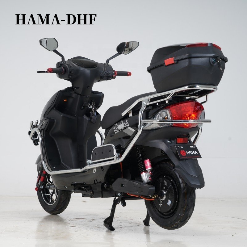 HAMA Electric Scooter 12inch 72V Powerful 800W1500W 2000W Disc Brake 2-Wheel E-Motorbike Brushless Motor With Pedal For adults