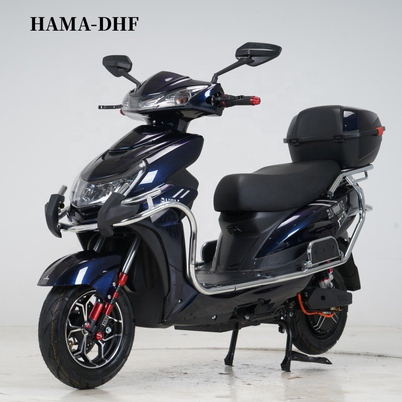 HAMA Electric Scooter 12inch 72V Powerful 800W1500W 2000W Disc Brake 2-Wheel E-Motorbike Brushless Motor With Pedal For adults