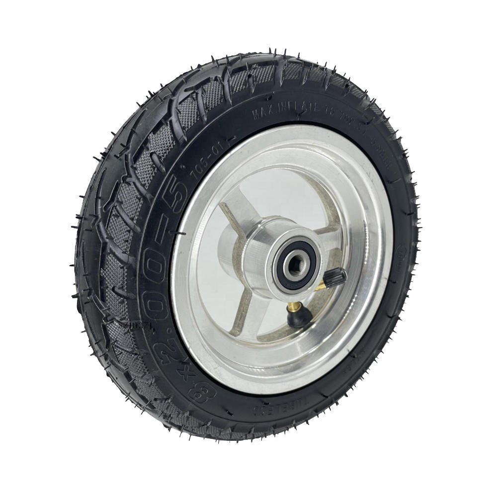 8x2.00-5 Wheel for Kugoo C3 S3 S2 MINI Electric Scooter Pneumatic Wheels with Aluminum Alloy Rim Modified Parts