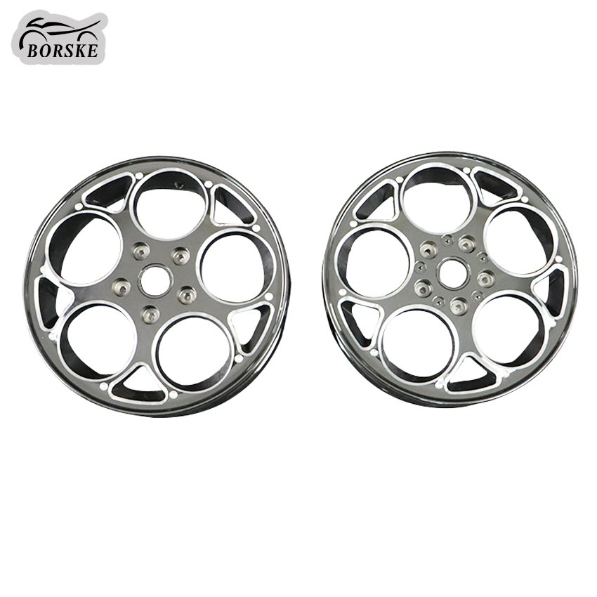6061-A Aluminum CNC Wheels Sprint 300CC scooter rim bright black 3.0*12 inch for Vespa GTS