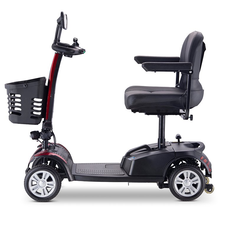 150kg Capacity 4 Wheel Wholesale Mobility Scooter Folding Handicapped Electric Scooter For Elderly