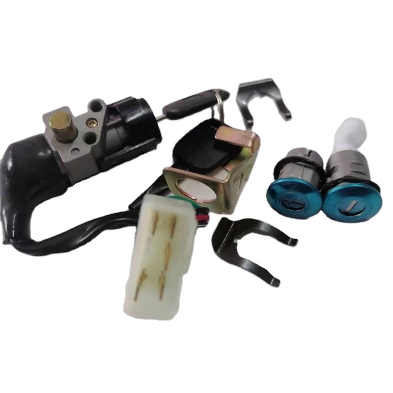 Direct sale original quality motorcycle ignition switch key 110CC GY6 scooter power start sleeve lock switch