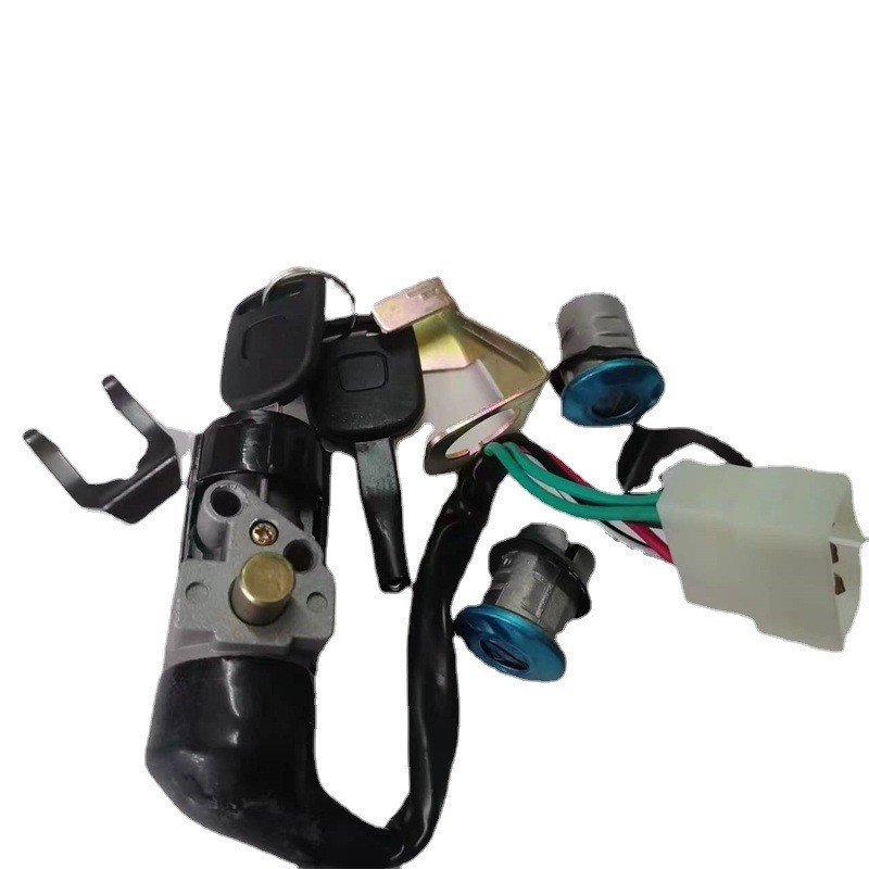 Direct sale original quality motorcycle ignition switch key 110CC GY6 scooter power start sleeve lock switch