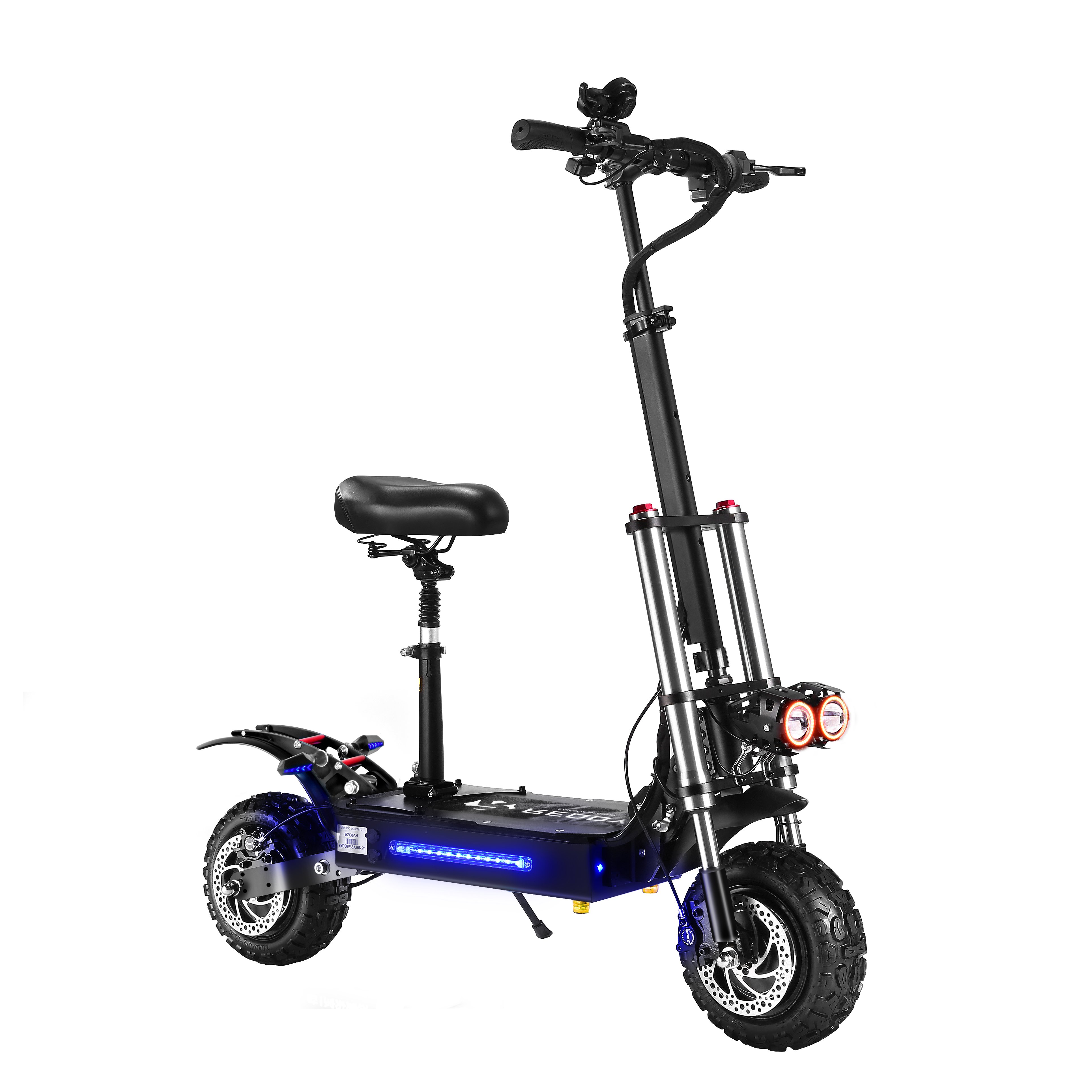 Boyueda factory sales dual motor electric scooter 11 inch 6000W38A mobility range 120KM off-road double drive electric bike