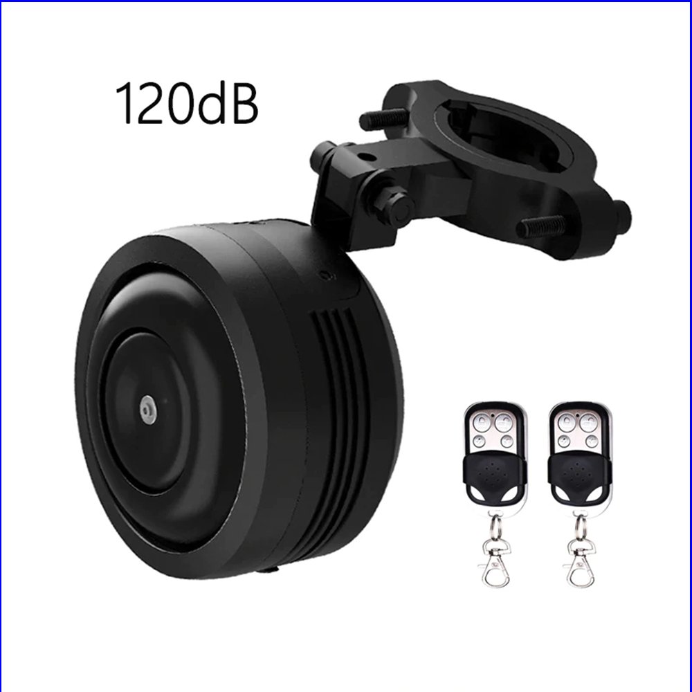 Superbsail Bicycle Bell Electric Horn with Alarm Super Sound For Scooter MTB Bike USB Charging 120db Safety Anti-theft Alarm