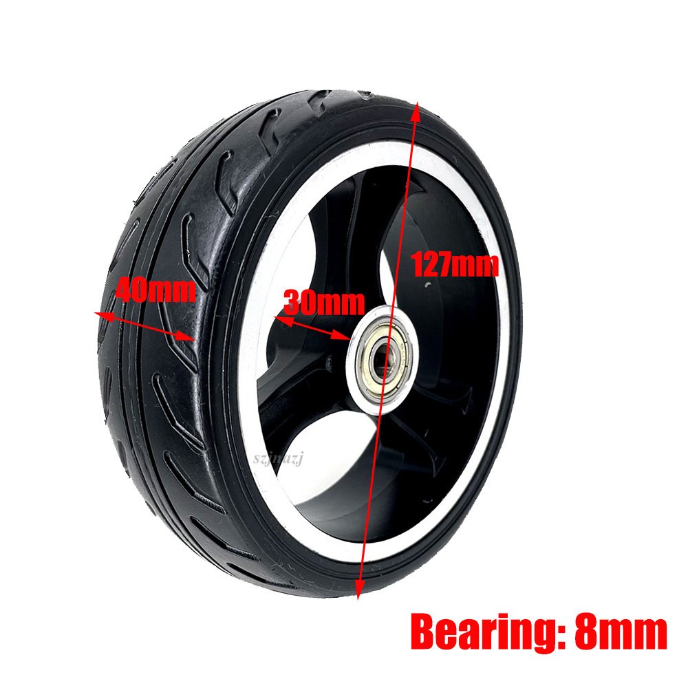5 Inch Solid Tyre Wheel 5" Explosion Proof Tire for Jackhot Carbon Fiber Scooter Fastwheel F0 Electric Scooter Parts