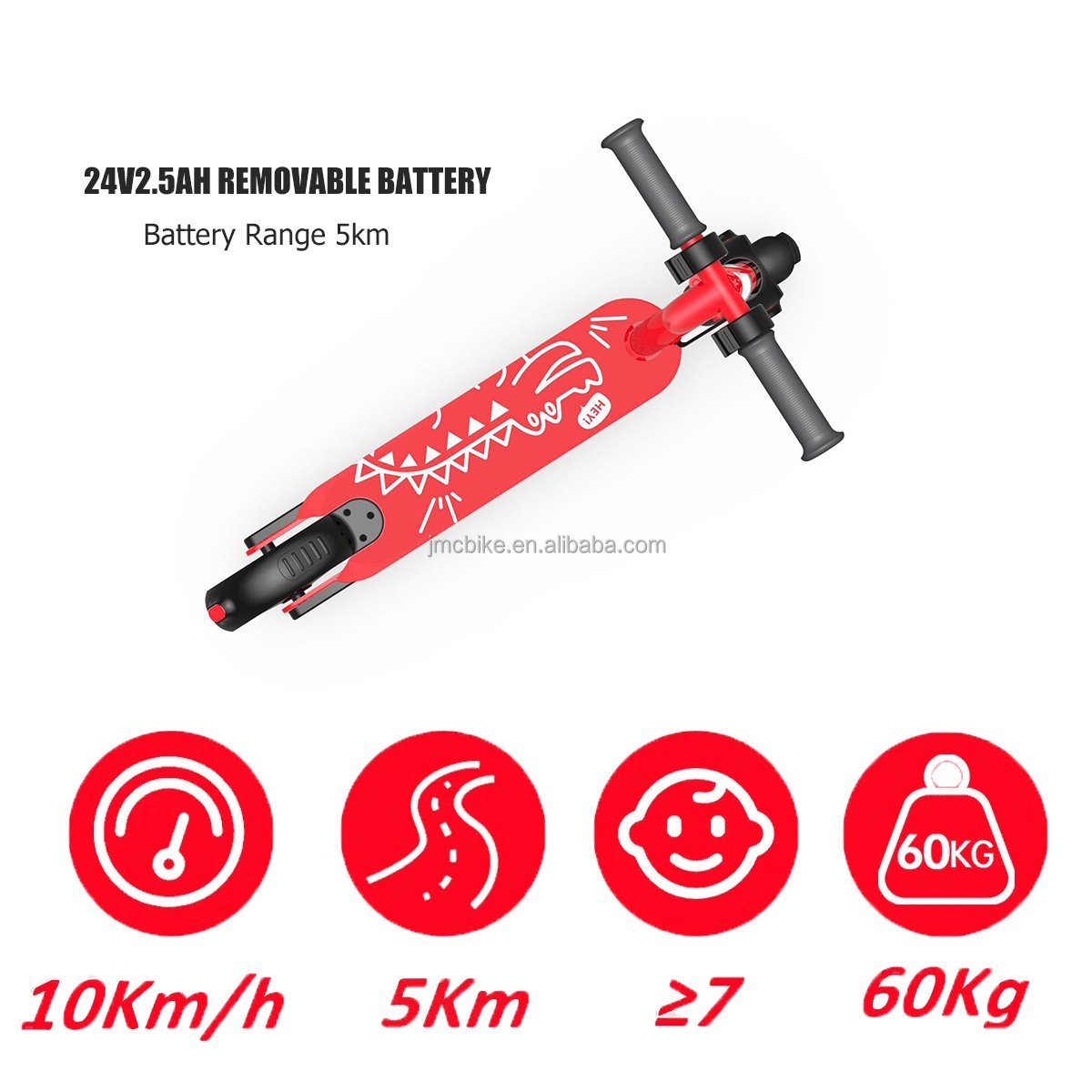 150w Kids EU Warehouse Portable Foldable 6" Children Kick E Scooter Suspension Push Electric Scooter