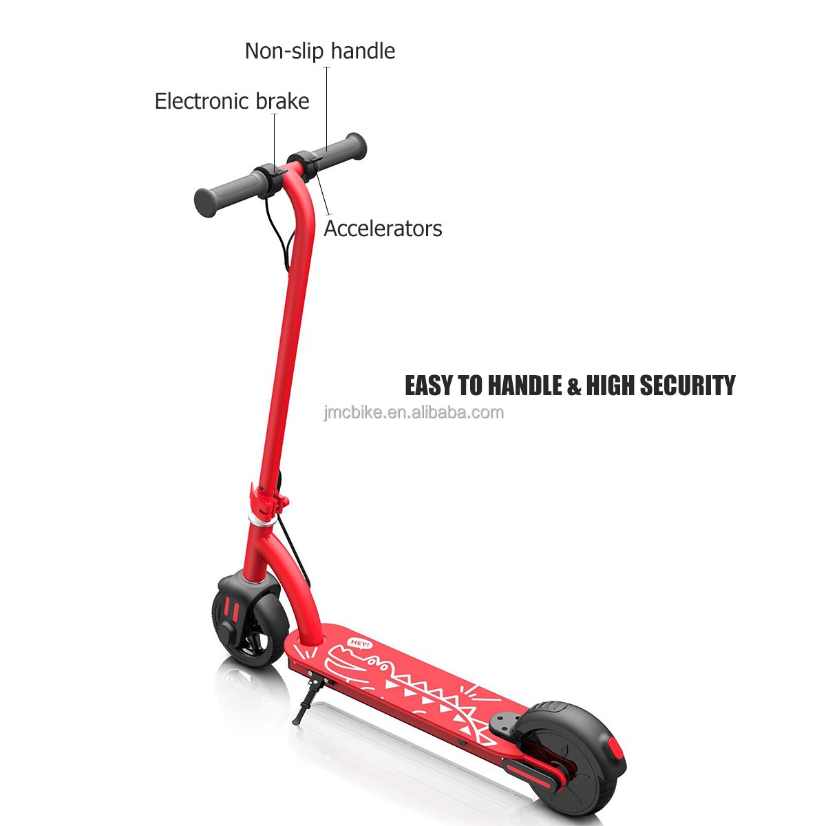 150w Kids EU Warehouse Portable Foldable 6" Children Kick E Scooter Suspension Push Electric Scooter