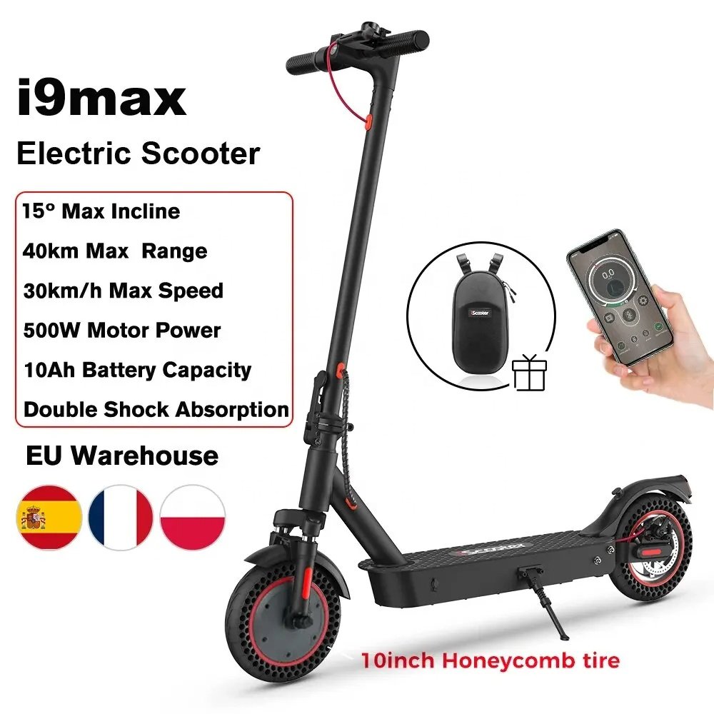 iScooter i9/i9pro/i9max Electric Scooter Adult 350/500W E-scooter 7.5/10Ah Electric Kick Scooter 8.5/10 inch Foldable E Scooter