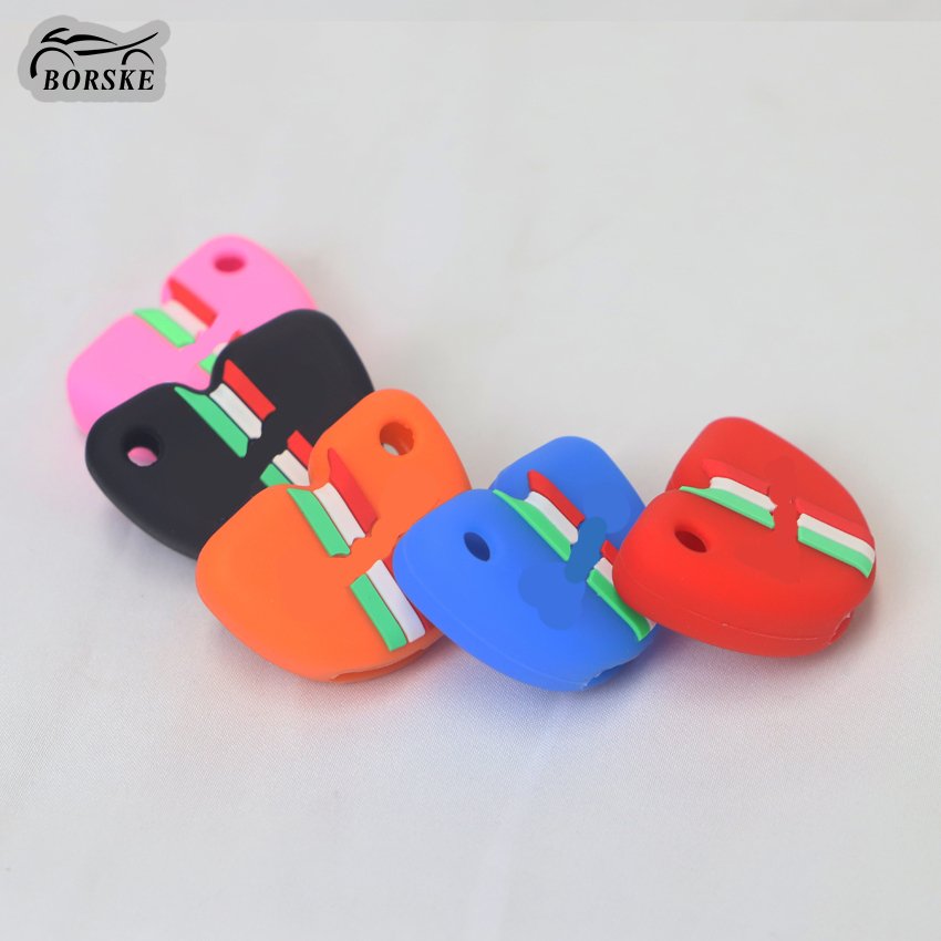 Wholesale Scooter Key Decoration Silicone Rubber Motorcycle Key Case key Cover for Vespa