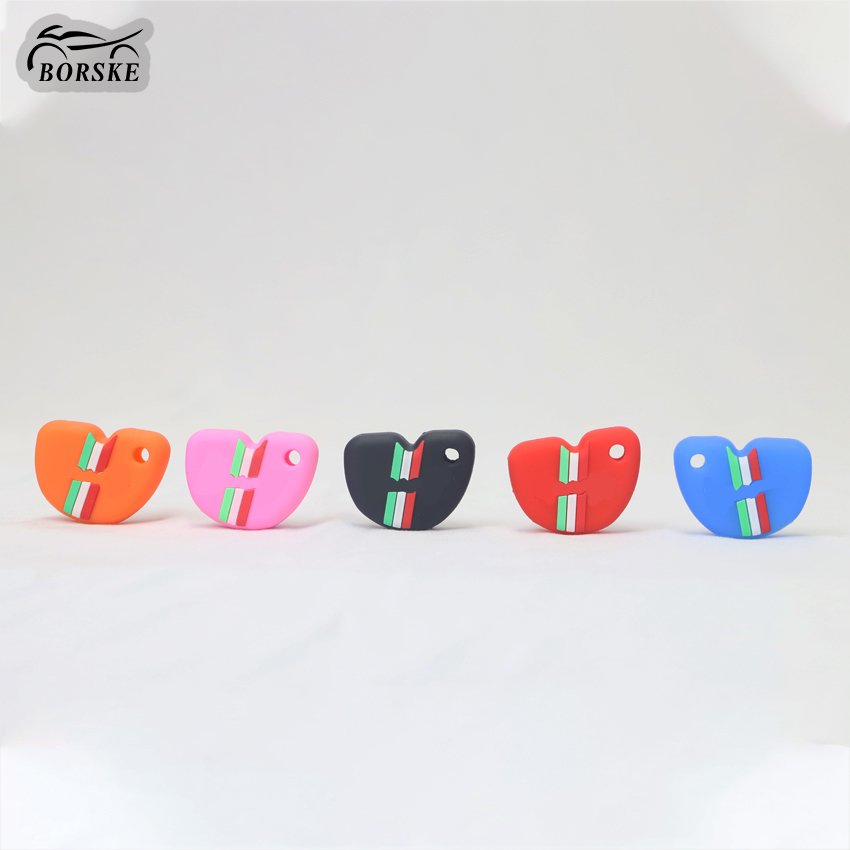 Wholesale Scooter Key Decoration Silicone Rubber Motorcycle Key Case key Cover for Vespa