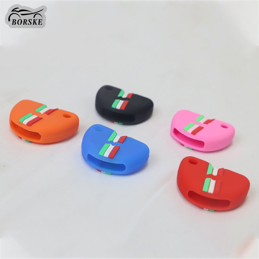 Wholesale Scooter Key Decoration Silicone Rubber Motorcycle Key Case key Cover for Vespa